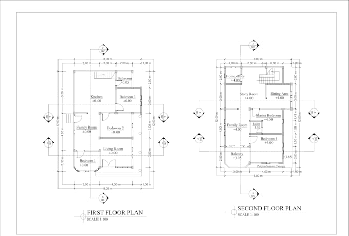draw professional autocad floor plan